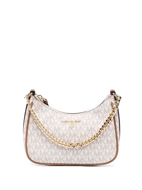 michael kors small jet set charm logo shoulder bag|Jet Set Charm Small Logo Shoulder Bag .